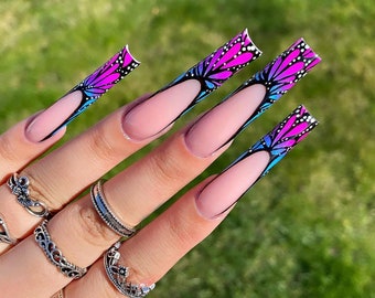 Nails Art Butterfly 2 Color