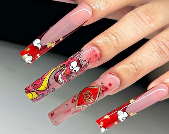 Mushu Nails Art Press on Nails