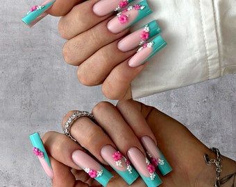 Flowers Nails 3D