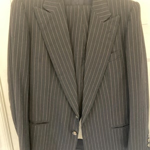 Italian vintage Fitted pinstripe vest (S)