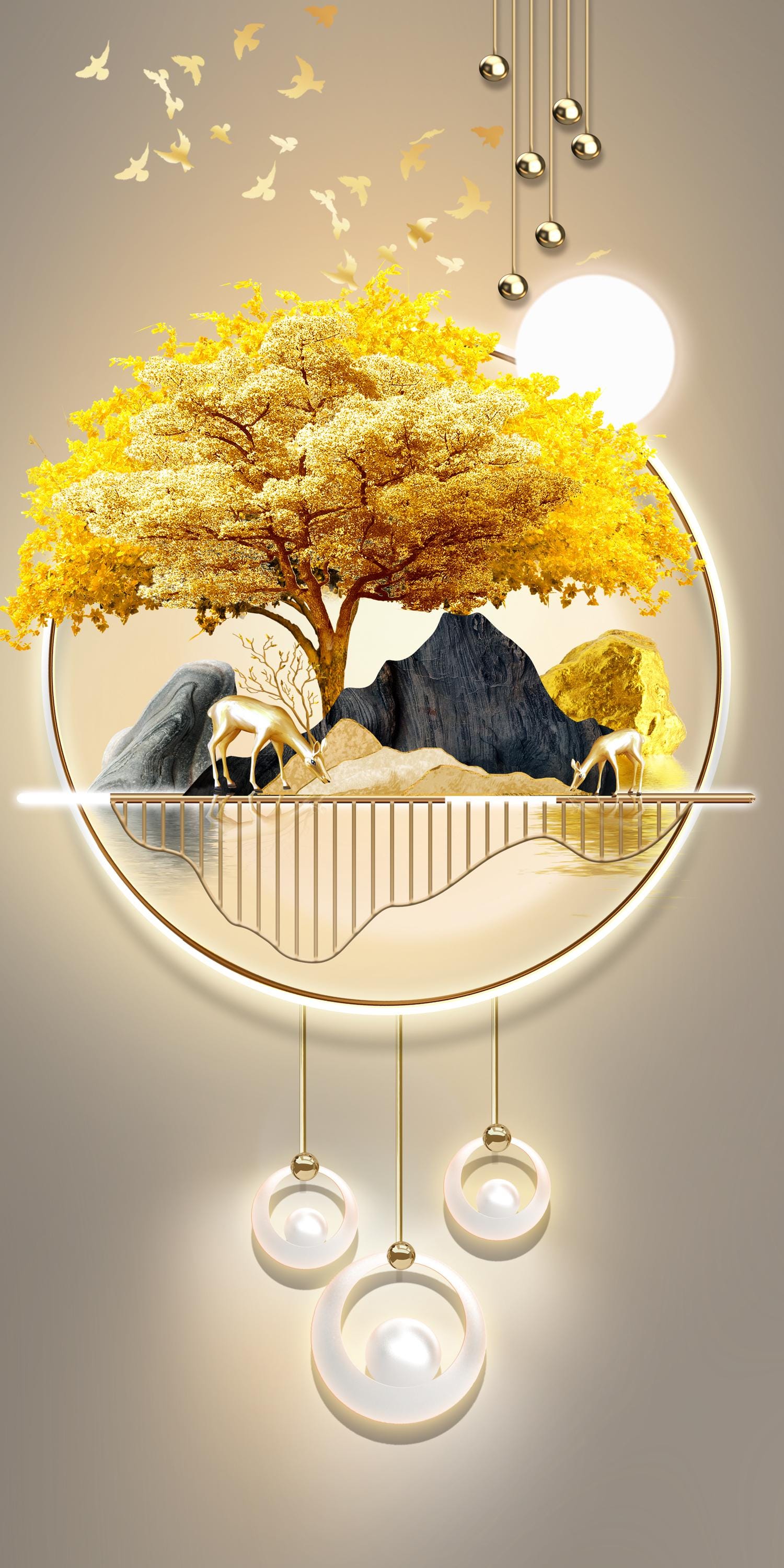 Feng Shui Prosperity Wall Art - Etsy