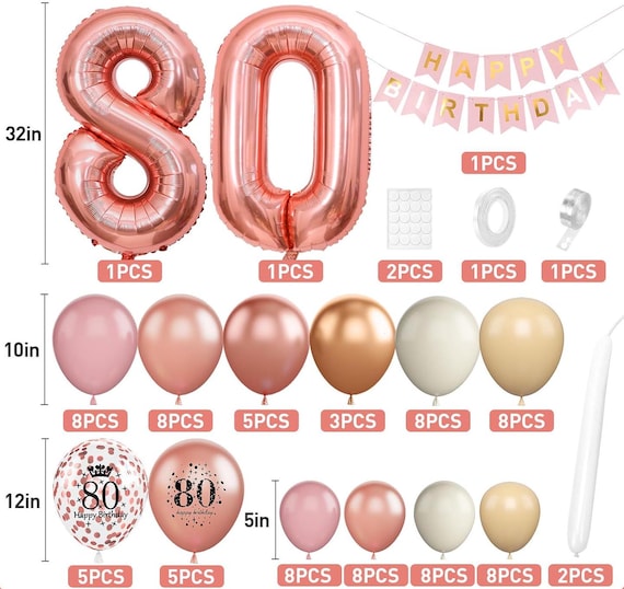 Kit De Guirnalda De Globos De Látex Metálico Para Decoración De Boda Cadena De Globos De San Valentin Fiesta De Cumpleanos 132 Unidades