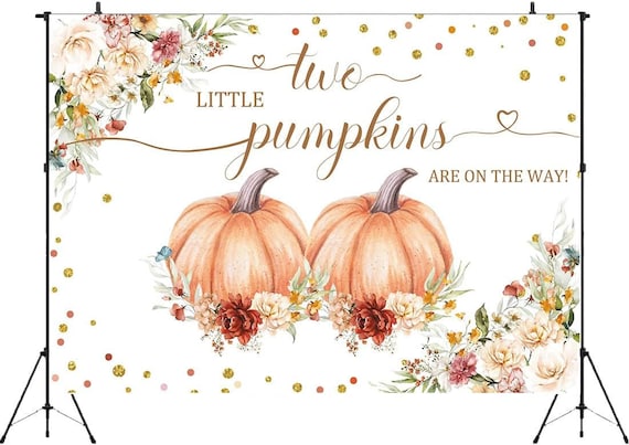 Pumpkin Birthday Burlap Banner Our Little Pumpkin Party Decoration...
