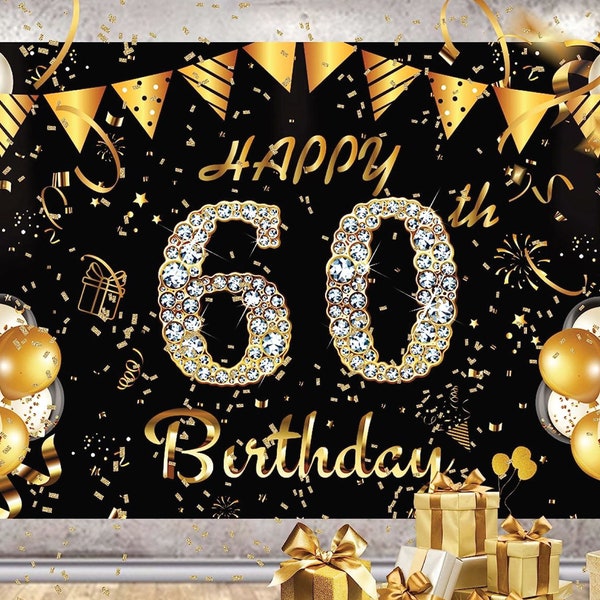 60th Birthday Decorations - Etsy