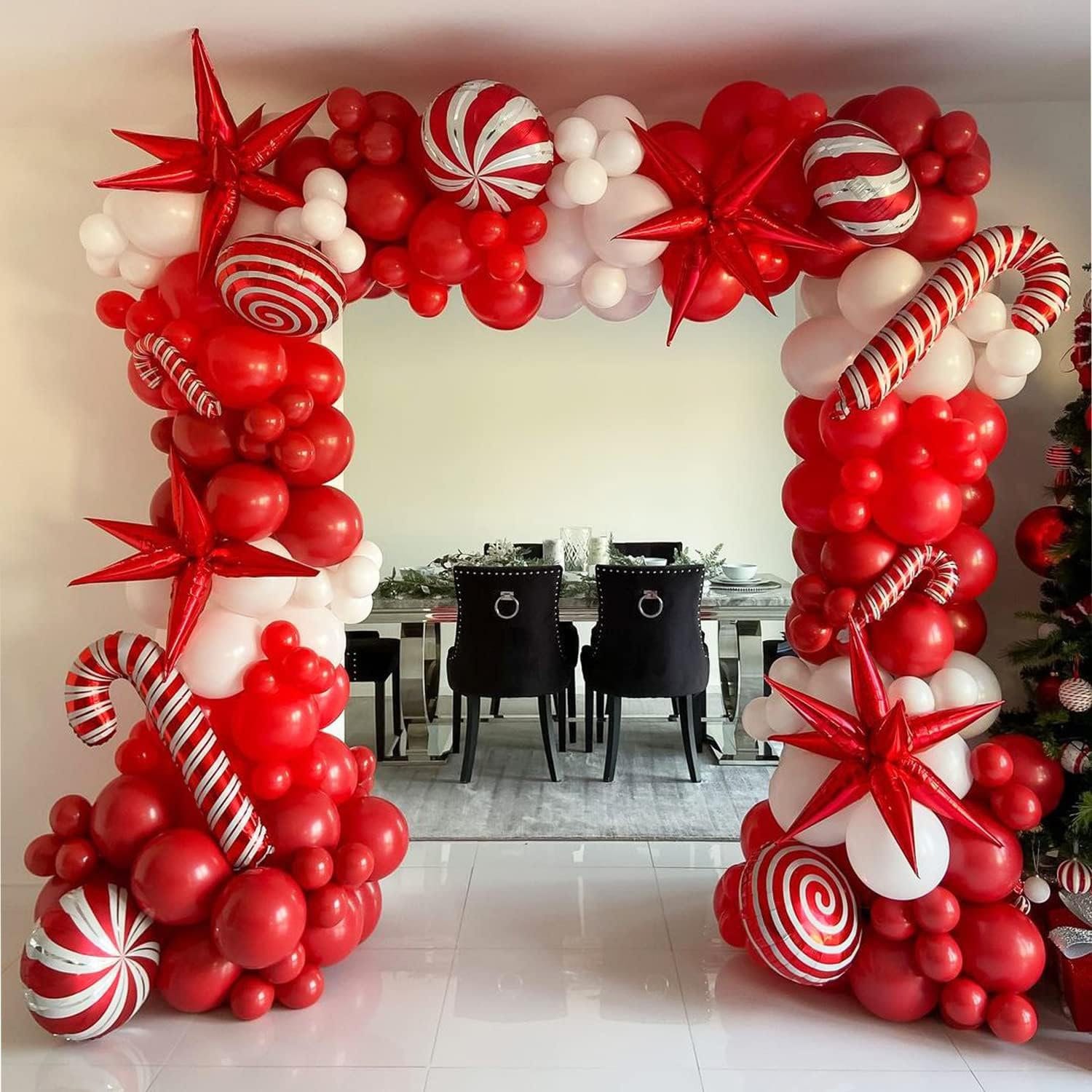 Christmas Balloon Garland Arch Kit Holiday Christmas Party