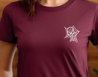 Spiderman Pocket Tee, Super Hero Shirt, Gift for Kids