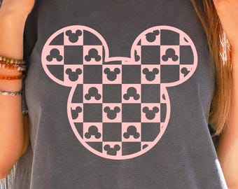 Comfort Colors® Mouse Head Shirt, Disney Tshirt