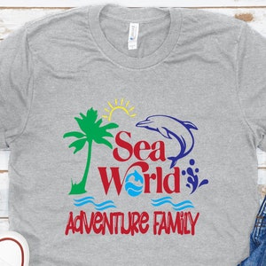 Sea World Family Adventure Tshirt, Family Sea World Shirts, Sea World Family Matching Shirts, Sea World Family Vacation Shirt, Sea World Tee
