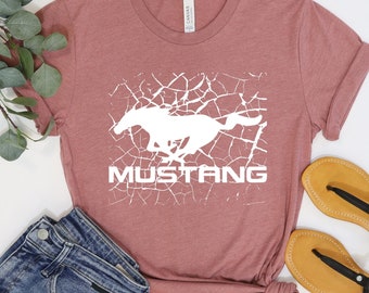 Camiseta Ford Mustang, Camiseta de coche clásico americano