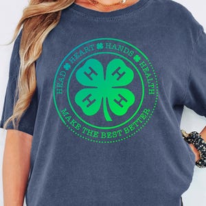 Comfort Colors 4-H Clover T-shirt, County Fair Tee