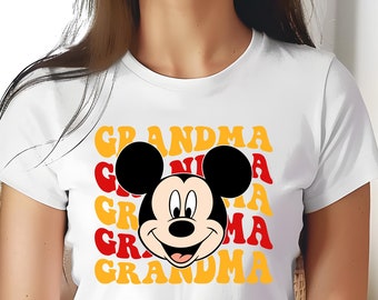 Disney Grandma Tshirt, Mickey T-Shirt