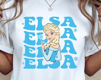 Elsa T-Shirt, Bella Canvas 3001 Tee, Frozen Princess Shirt