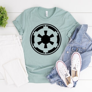 Galactic Empire Shirts, Star Wars Tshirt, Imperial Crest Empire Star Wars Tee, Star Wars Clone Wars Shirt, Star Wars Trilogy, Symbol T-shirt