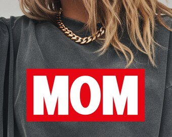 Superhero Mom Shirt, Comfort Colors T-Shirt, Comic Book Style Mom Tee