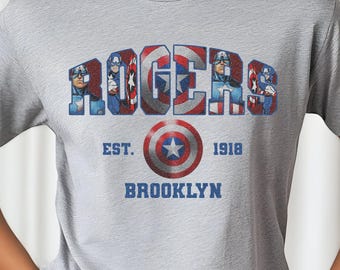 Captain America Rogers Est 1918 T-Shirt