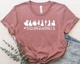 Disney Princesses Squad Goals Shirt, Disney Princess Costume