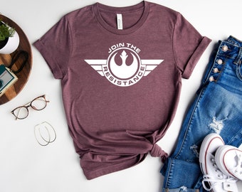 Join The Resistance Shirt, Star Wars Rebel Tee, Galaxy Edge Vacation