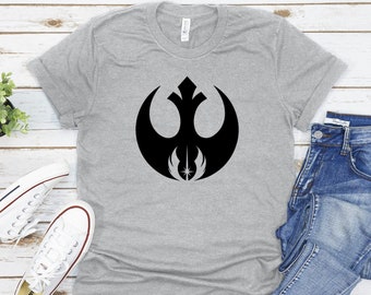 Star Wars Rebel Alliance Jedi Order Shirt, Starbird Emblem Tee