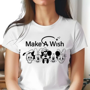 Cancer Shirt, Make A Wish Tshirt, Disney Cancer Shirt, Mickey And Friends T-shirt, Cancer Tshirt, Disney Family Shirts, Disney Vacation Tees