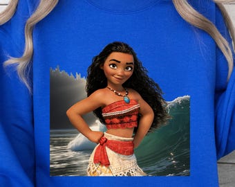 Disney Moana Gildan Sweatshirt, Island Princess Hoodie