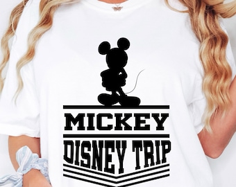 Comfort Colors® Mickey Mouse T-Shirt, Disney Trip Tshirts