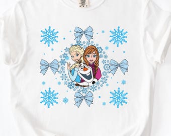 Frozen T-Shirt, Elsa Anna Olaf Shirt, Comfort Colors® 1717 Tee