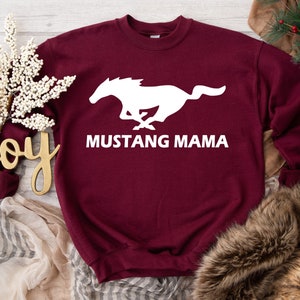 Ford Mustang Mama Sweatshirt, Mustang The Legend Lives Hoodie, American Muscle Sweater, Classic Cars Hoodie, Ford Mustang Mother Sweatshirts