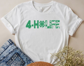 4-H Life Cotton T-Shirt, Heart Health, Lucky Goat