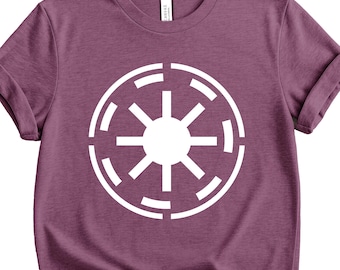 Galactic Empire Shirt, Bella Canvas 3001 T-shirt, Star Wars Imperial Crest Tee