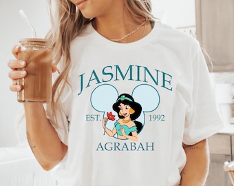 Princess Jasmine 'Est 1992' T-shirt, Aladdin Tee