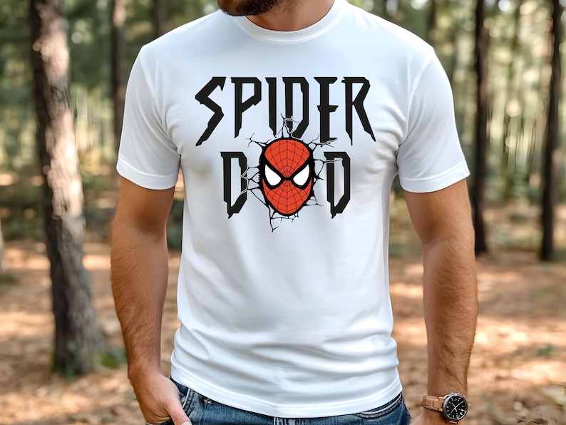 Spider Dad Tshirt, Marvel Avenger Tee Bild 1