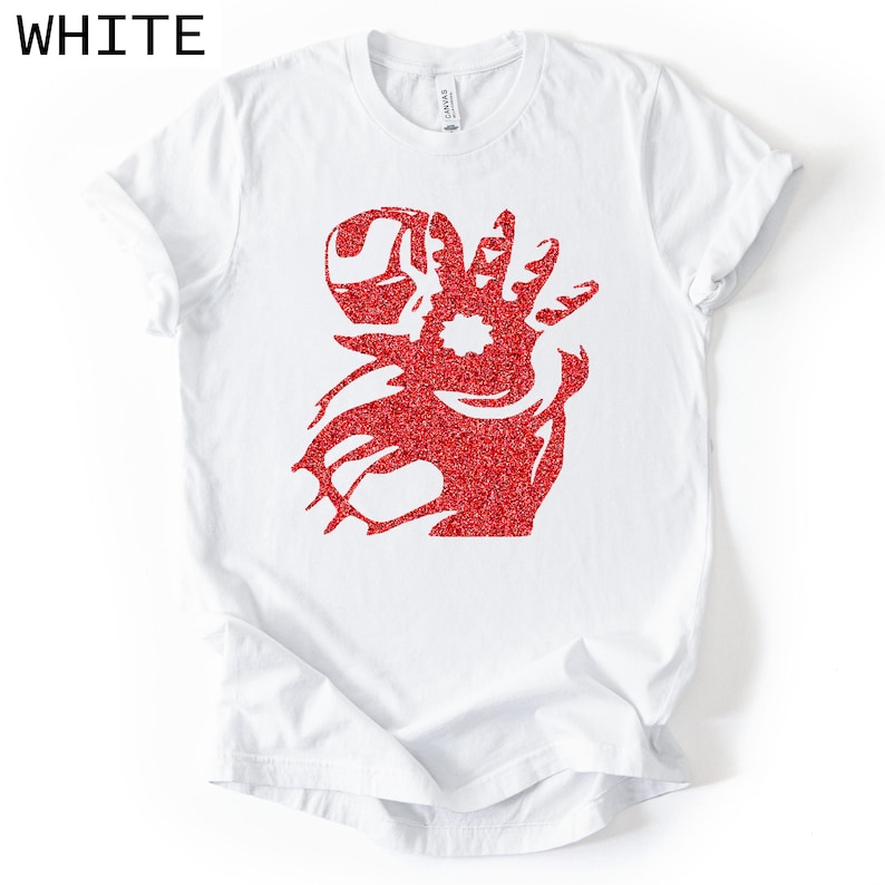 Puede incluir: Camiseta blanca con un dise&ntilde;o gr&aacute;fico rojo brillante de una mano estilizada. La palabra "WHITE" est&aacute; impresa en negro en la esquina superior izquierda. La camiseta est&aacute; hecha de un material suave.