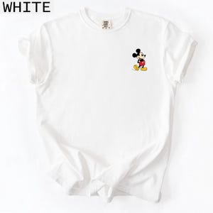 Pocket Size Mickey Mouse Tshirt, Comfort Colors® 1717 Tee, Disney Shirt immagine 3