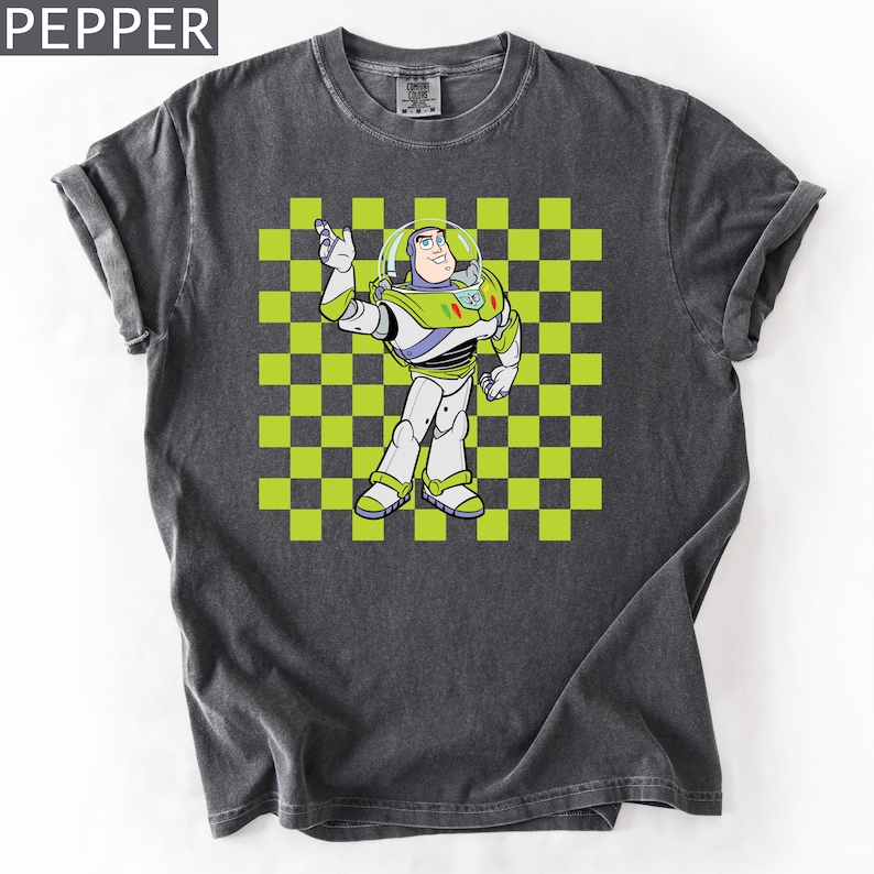 Buzz Lightyear Tshirt, Disney Buzz Lightyear Shirt, Toy Story, Comfort Colors® 1717 Tee, Cotton Material, DTF Print, Fast Delivery image 1
