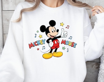 Sudadera con capucha de Mickey Mouse, Sudadera Disney, Suéter de Mickey, Material de algodón, Material de poliéster, Sudadera de Mickey