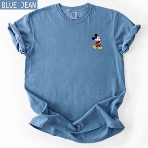 Pocket Size Mickey Mouse Tshirt, Comfort Colors® 1717 Tee, Disney Shirt immagine 2