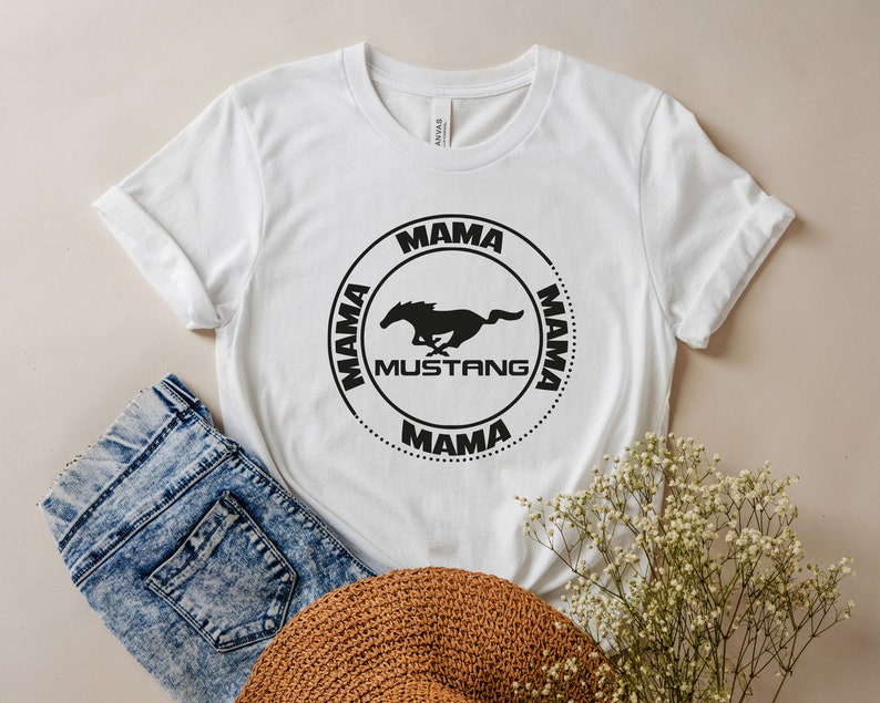 Mustang Mama Tee, Ford Mustang T-shirt, Ford Mustang Mama Tee, American ...
