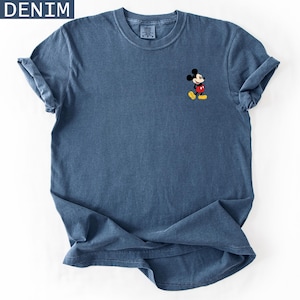 Pocket Size Mickey Mouse Tshirt, Comfort Colors® 1717 Tee, Disney Shirt immagine 6