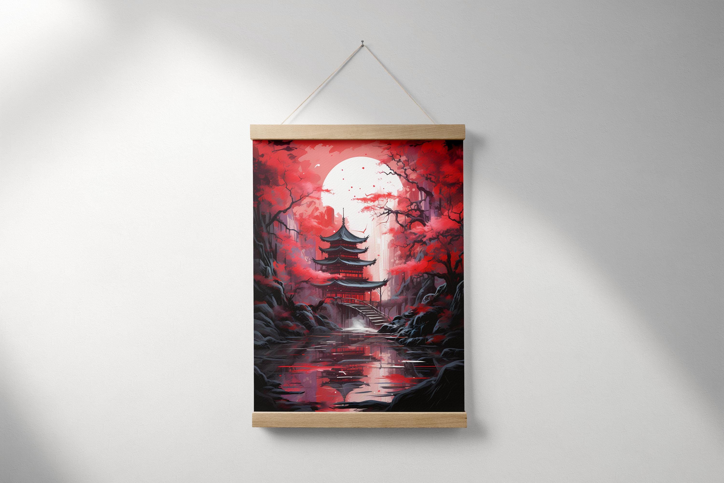 Vivid & Colourful Japan Garden Art | Home Decor | Print Vivid & Colourful Japan Garden Art | Home Decor | Print