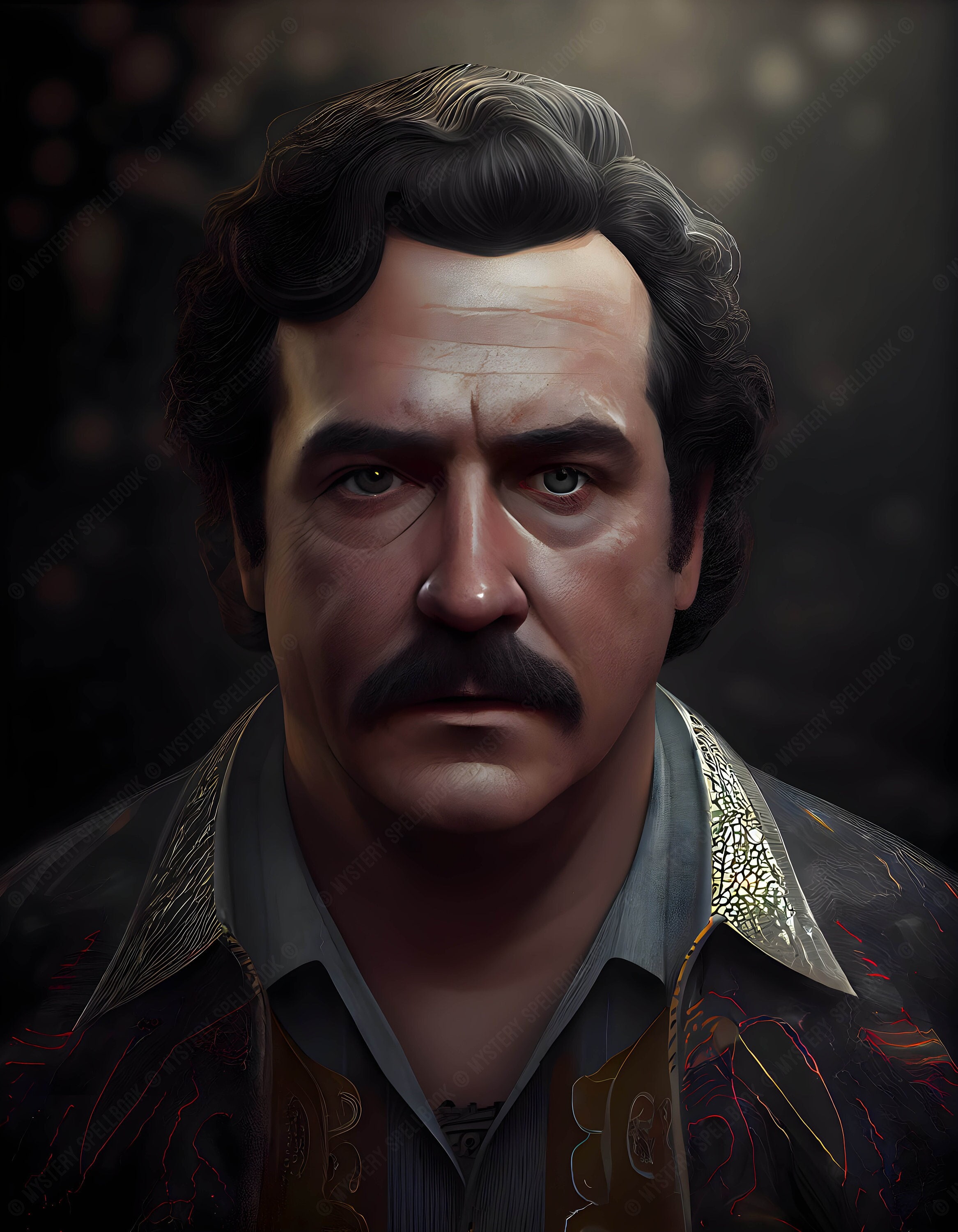 Download Pablo Escobar with his airplane in the backdrop Wallpaper   Wallpaperscom