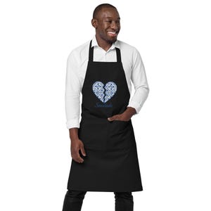 Organic Cotton Kitchen Apron – Sustainable Cooking Apron for Men & Women – Eco Gift, Saudade is Portugal