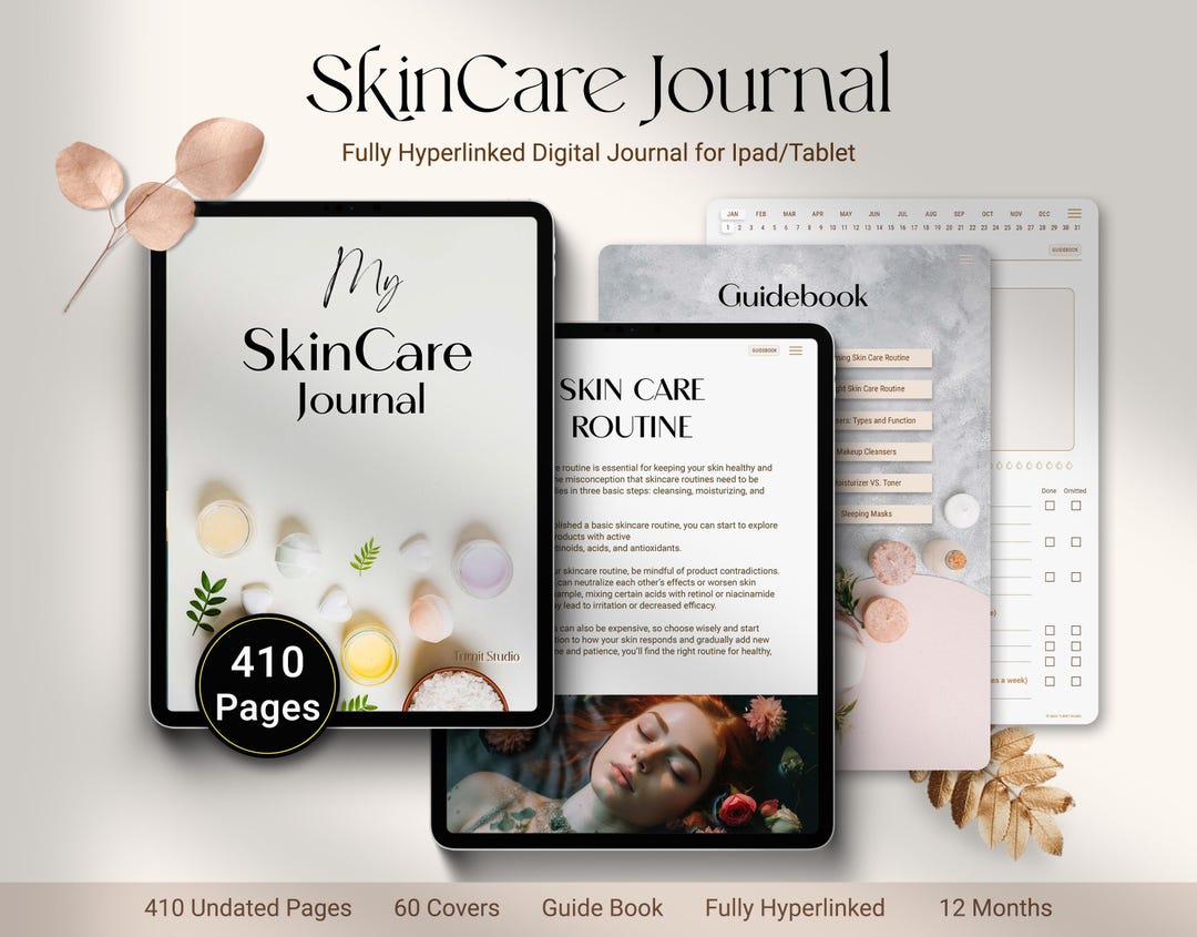 Digital Skincare Journal: Routine Tracker, Active Ingredients Guide ...