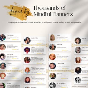 Digital Mindfulness Journal for iPad | Self-Care & Wellness Planner | GoodNotes Notability imagen 11