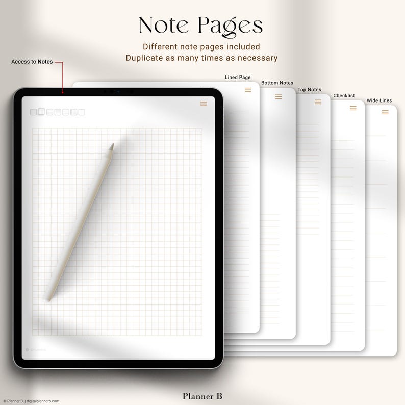 Digital Food Journal & Food Diary – Calorie and Meal Tracker for iPad / Goodnotes (Digital Download) image 7