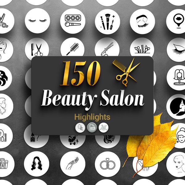 Beauty Instagram Highlight, Beauty Highlight Icon, Beauty Salon Templates, Make up Artist, cosmetic clinic, Beauty Clinic, Lash, Brow, Nails