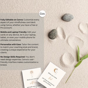 self care card deck Canva Template - features
