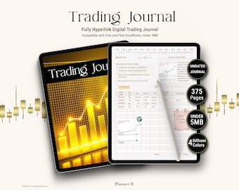 Diario de trading digital: criptomonedas, divisas y acciones. Diario de day trading para iPad y tableta (descarga en PDF).