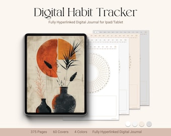 Digitales Habit-Tagebuch für iPad & Tablet: Personalisierter Routine Tracker (PDF Download)