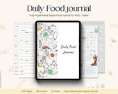 Digital Food Journal & Food Diary – Calorie and Meal Tracker for iPad / Goodnotes (Digital Download)