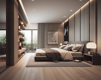 Master bedroom,residential design, residential 3D modelling, 3D rendering, e design services, residential decor planning, interior design.